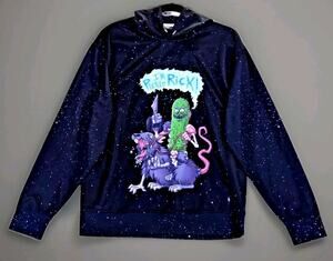 Rick And Morty I'm Pickle Ricky Men’s Medium Hoodie Cartoon Network Pullover